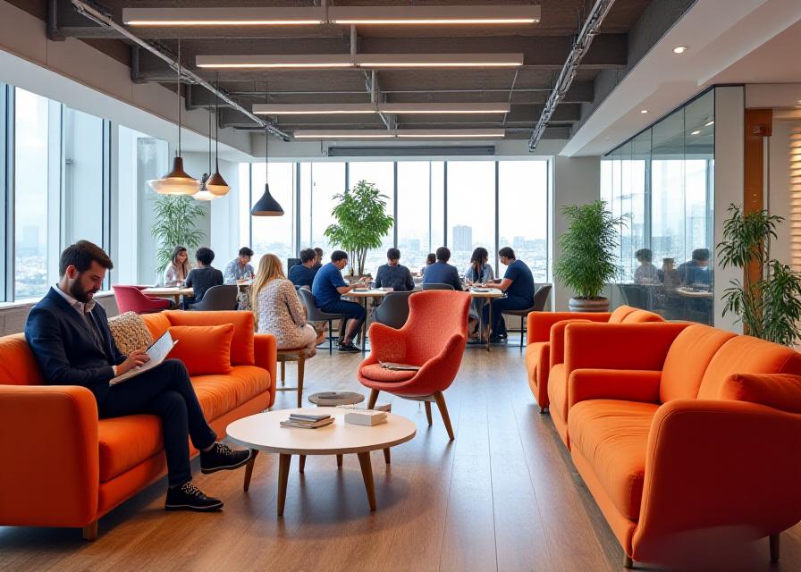 コワーキングスペース家具事例